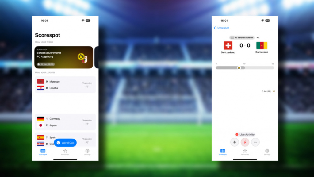 ScoreSpot iPhone 14