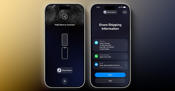В iOS 27 появится функция Tap to Share для быстрого обмена данными при покупках